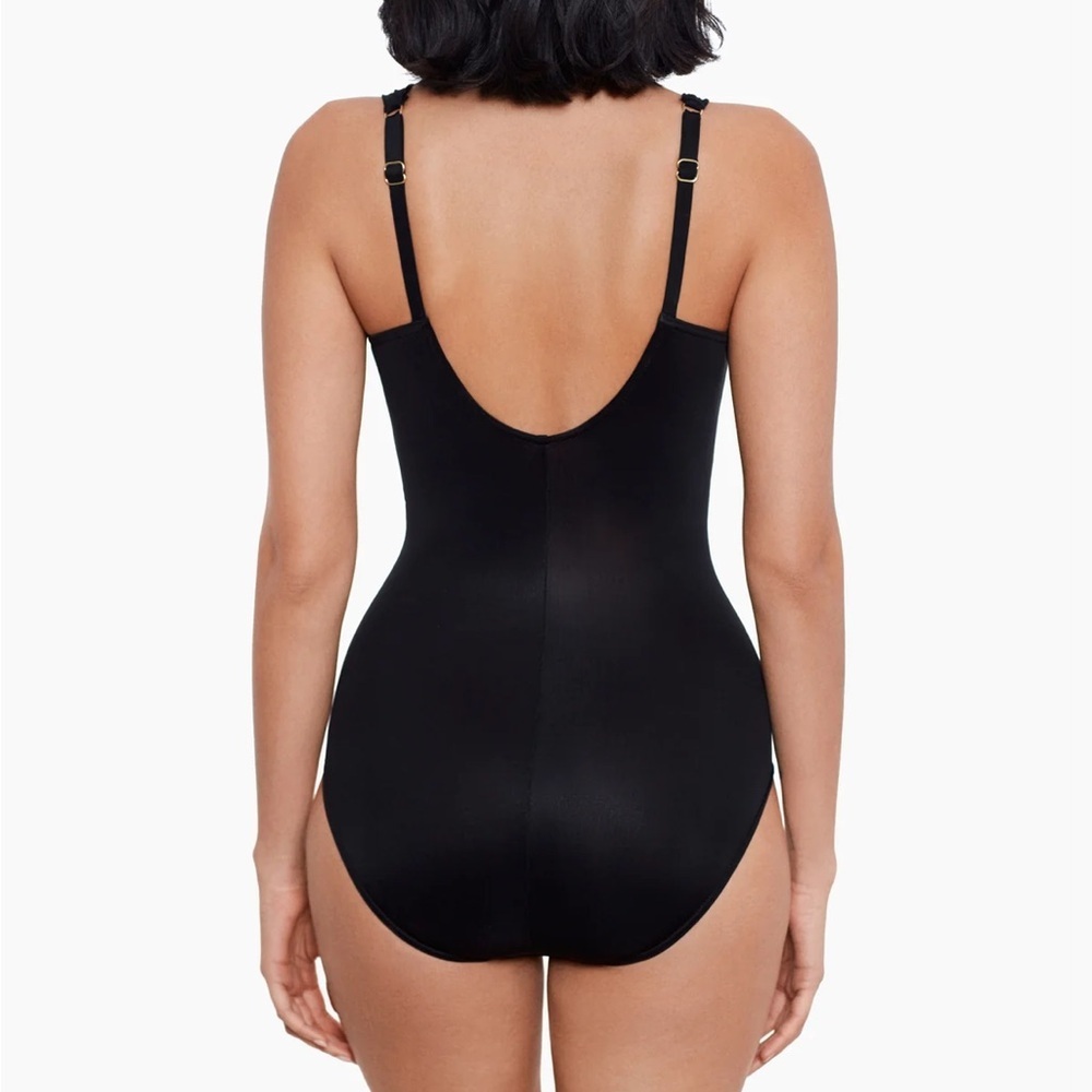 NWOT Miraclesuit Black Siren One Piece - Picture 9 of 12